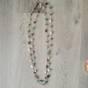 2 semiprecious stones necklaces